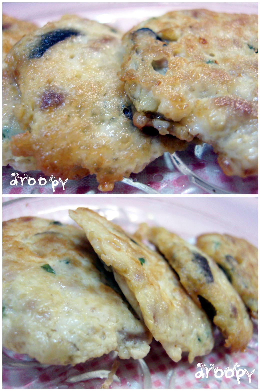 电饭锅 豆腐肉末香菇饼