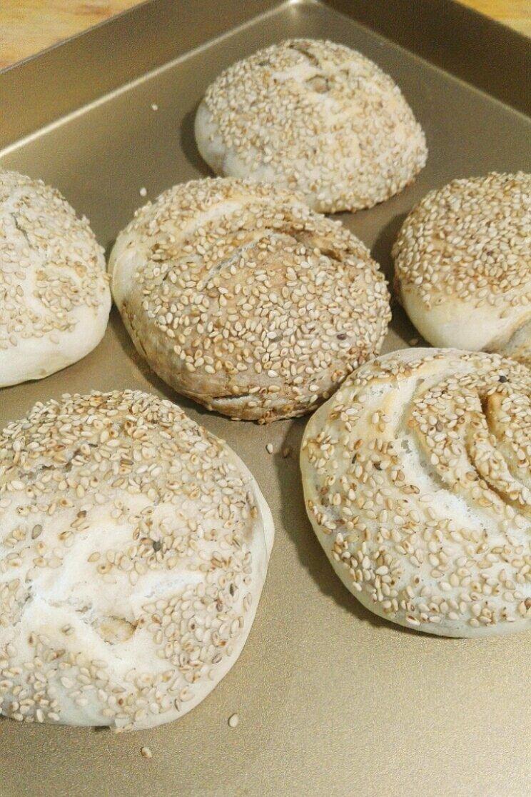 烤箱版麻酱烧饼