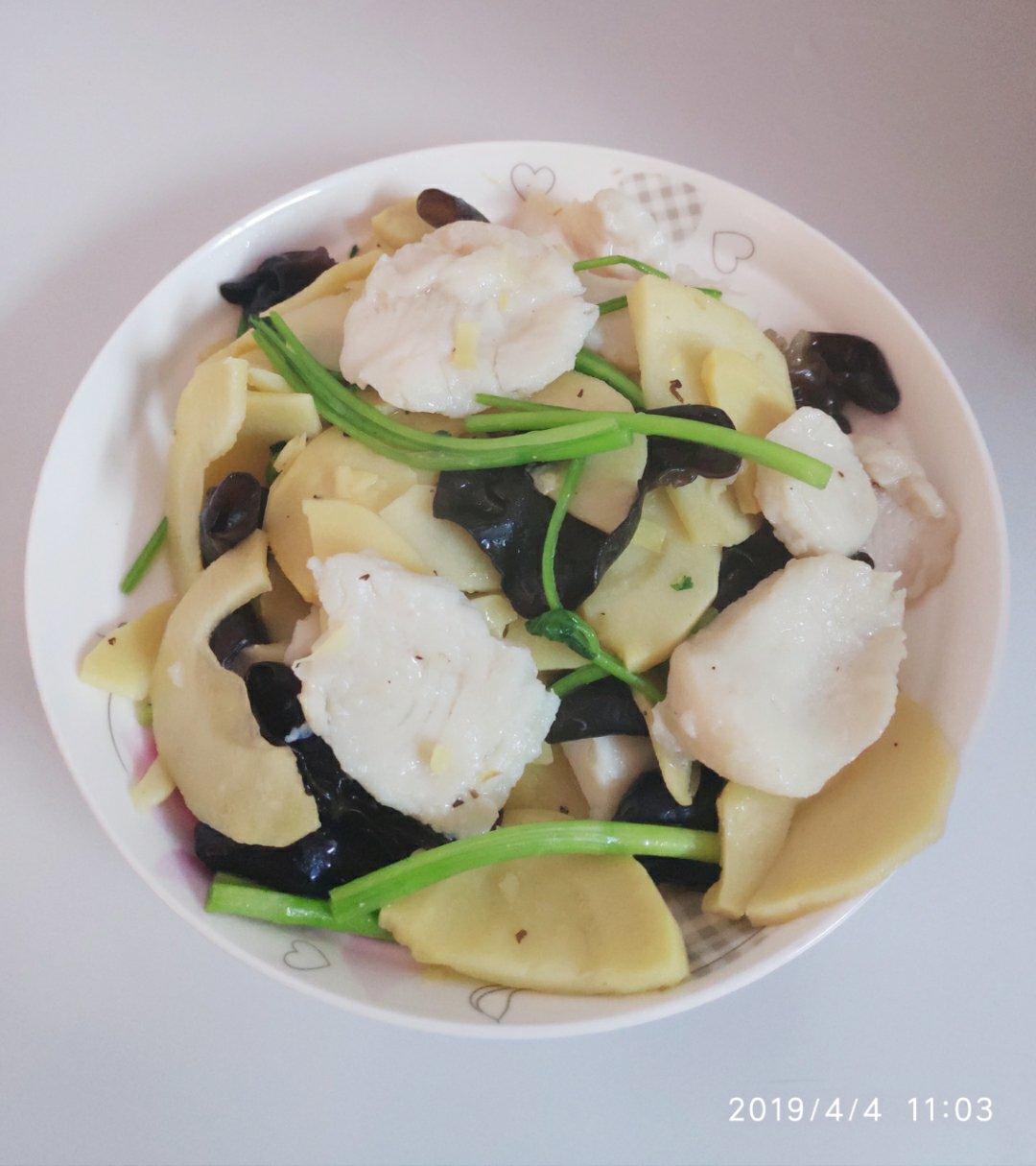 滑炒鱼片