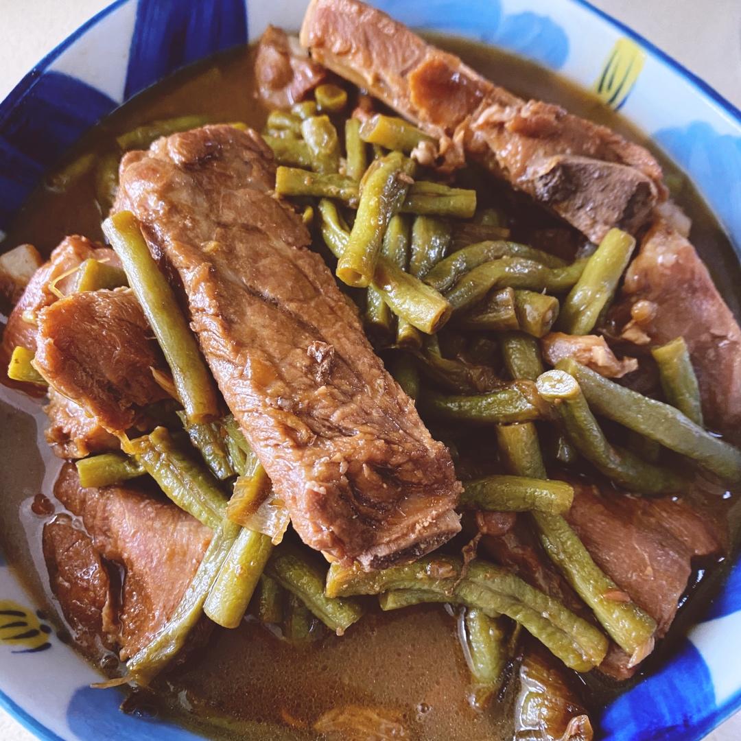 排骨炖土豆豆角