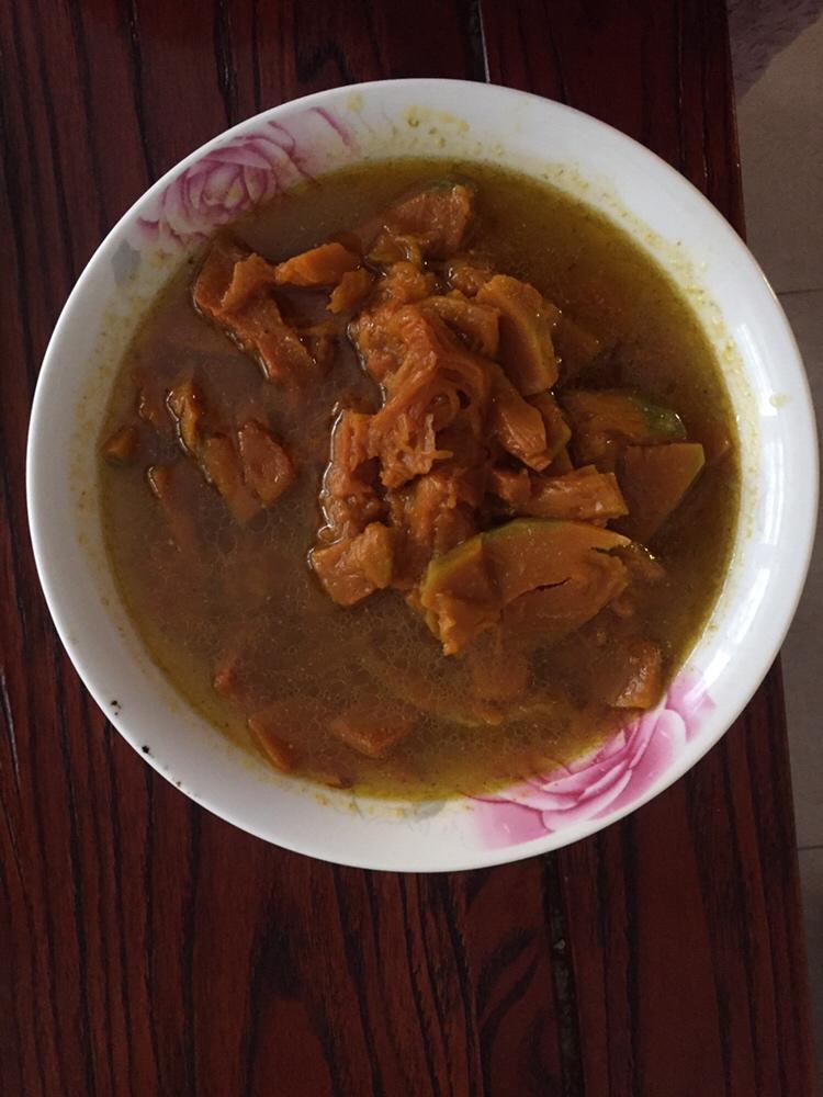 美味的水煮南瓜