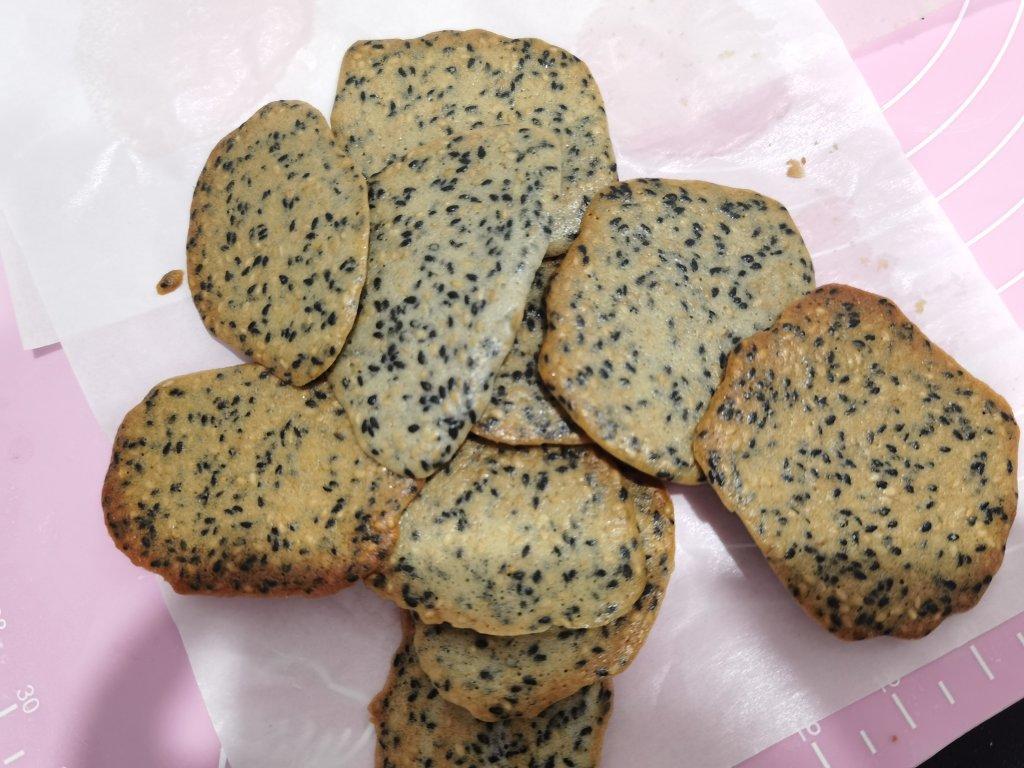 蛋清/蛋白消耗——芝麻瓦片（芝麻薄饼），从今天开始操心怎么消耗蛋黄吧ಠ_ಠ
