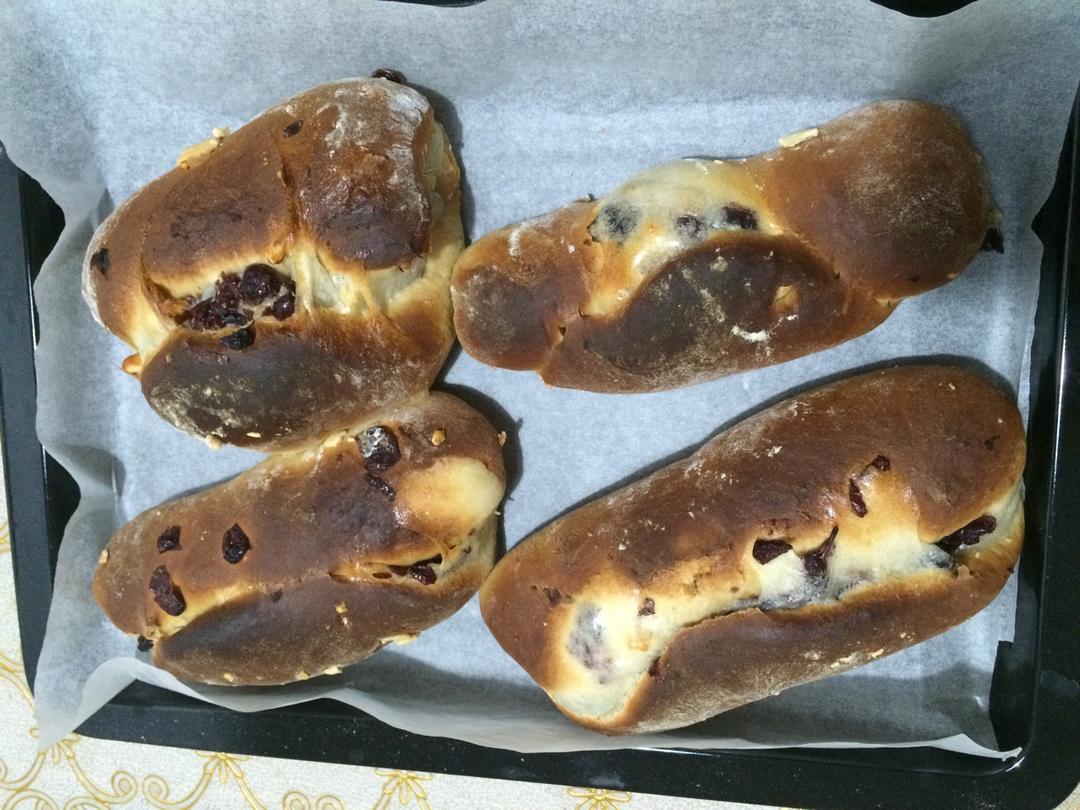 麻薯核桃夹心软欧包
