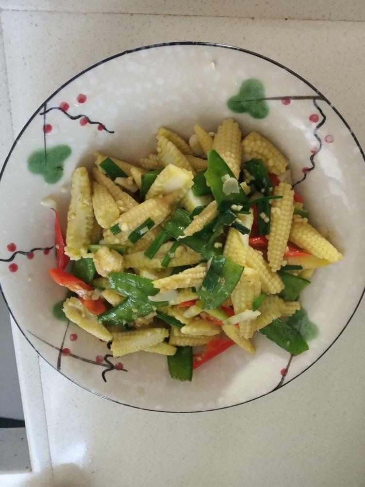 玉米笋炒肉片