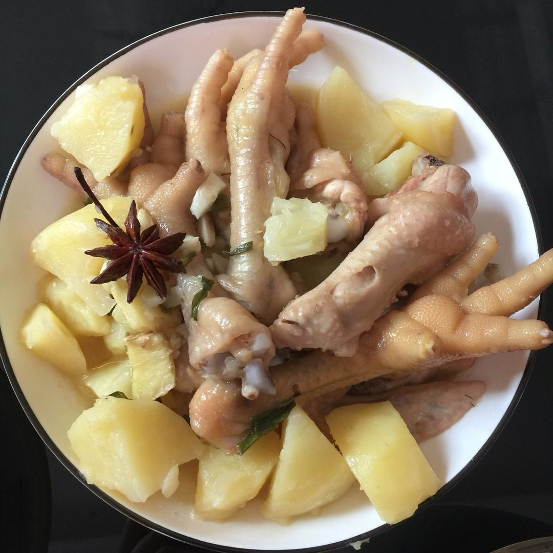 土豆炖鸡翅（快手零失败）