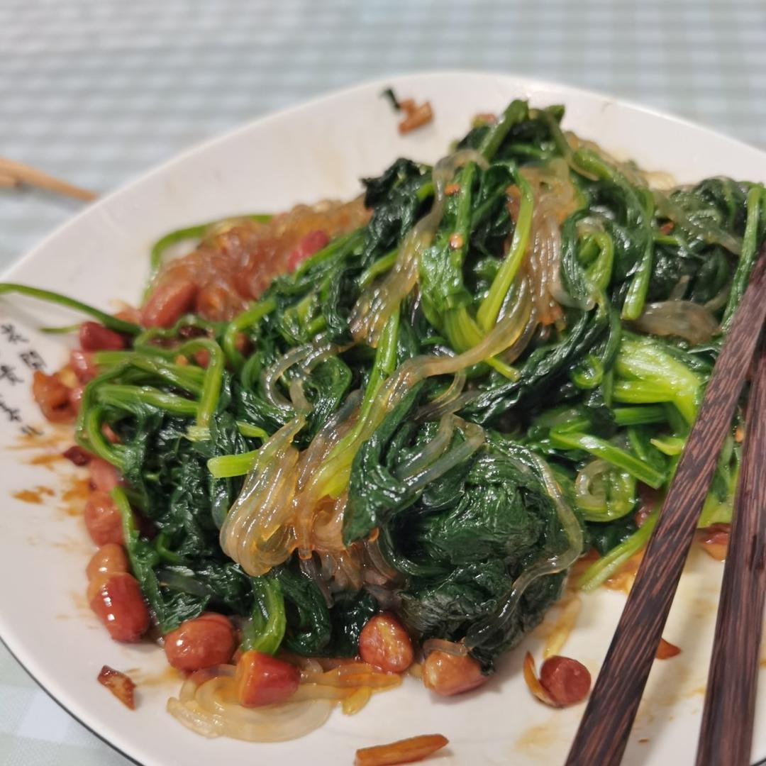 万能凉拌菜料汁（凉拌菠菜粉丝）