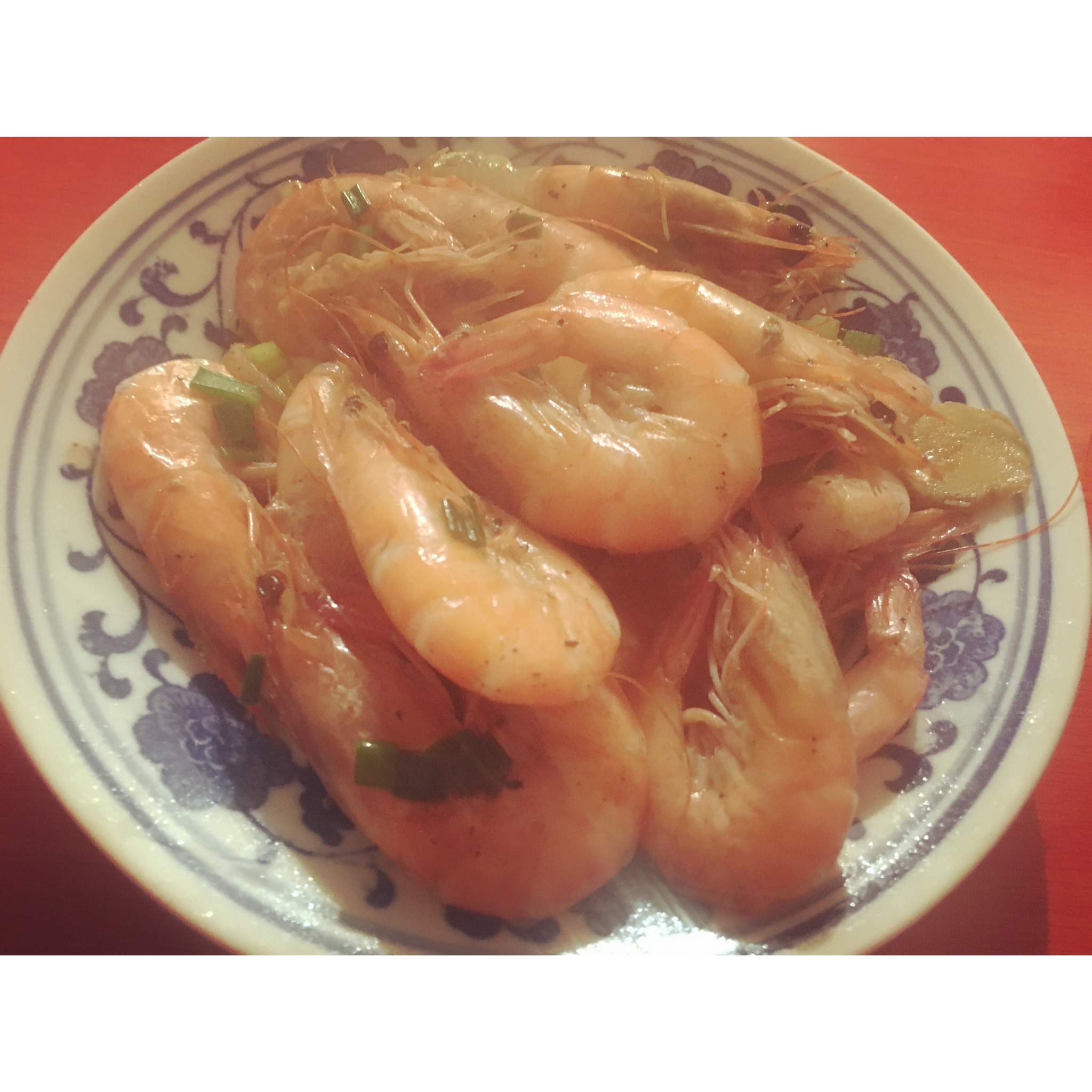 白灼基围虾