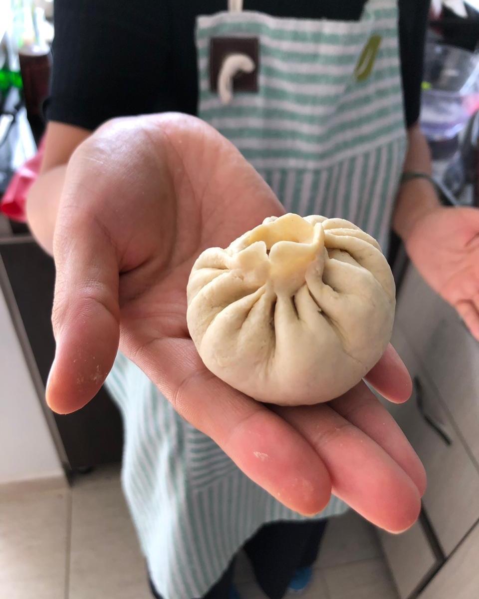 手工包子（肚脐包）