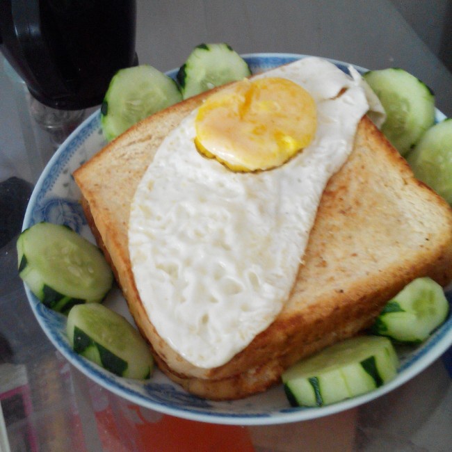 火腿芝士蛋三文治