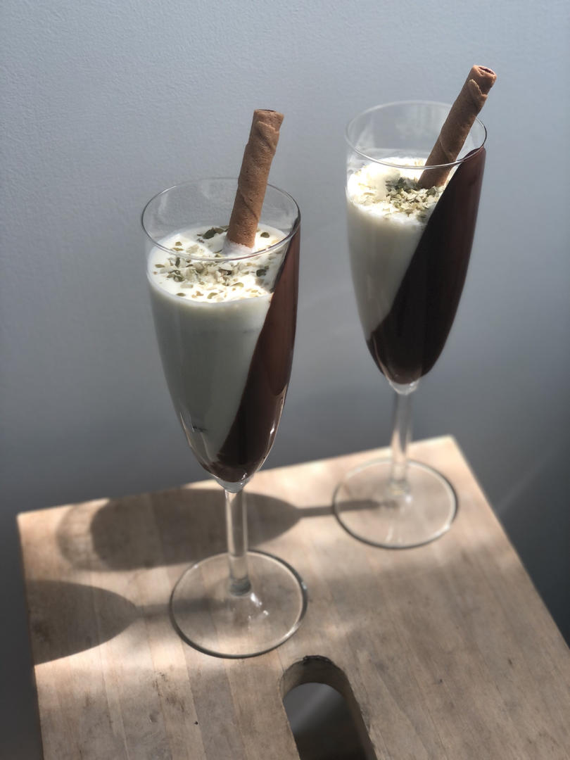 巧克力香蕉慕斯杯