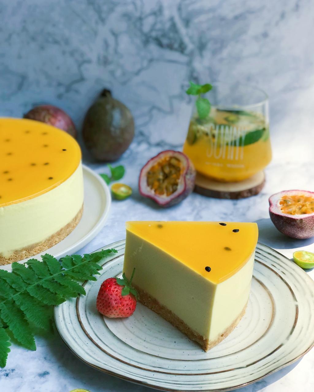 小小小完能做的bakingpie-集百种香味的水果-百香果慕斯