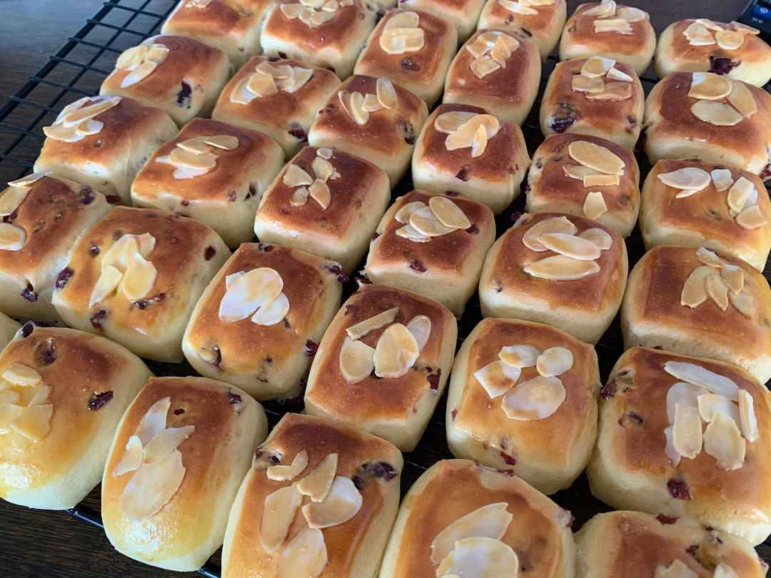 蔓越莓优格小面包块