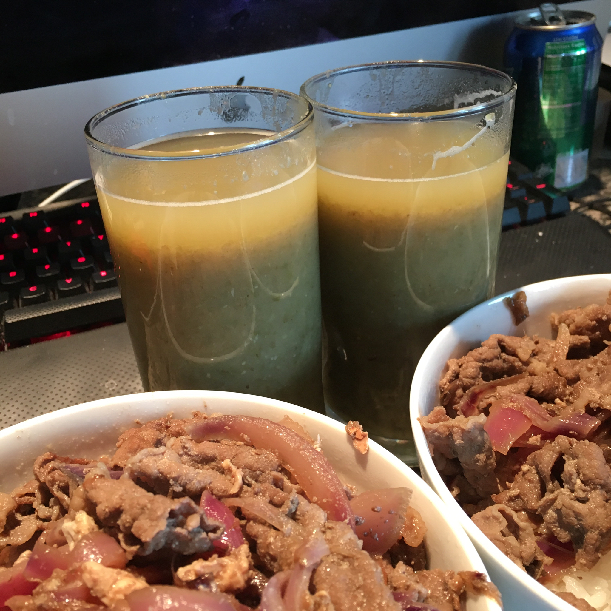 不变色的绿豆沙