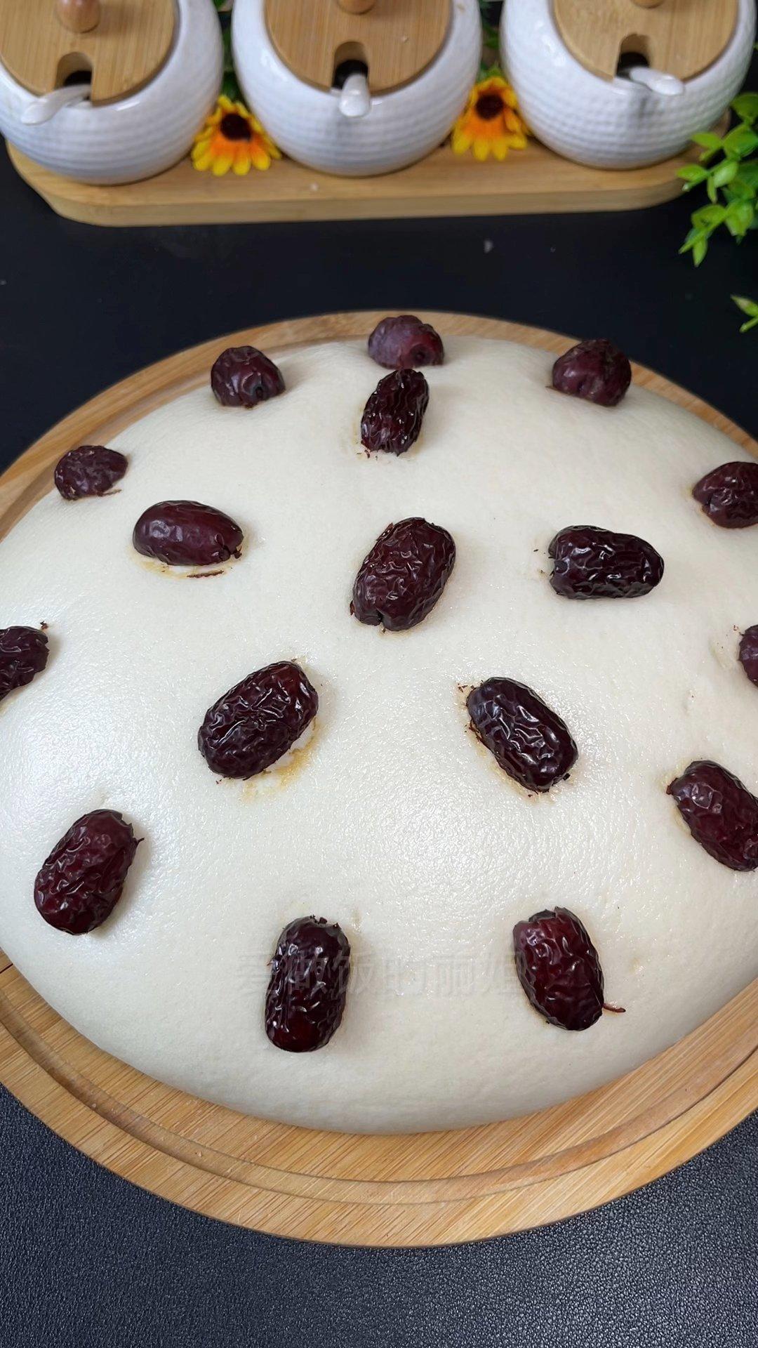 白面发糕，蓬松暄软，做法简单