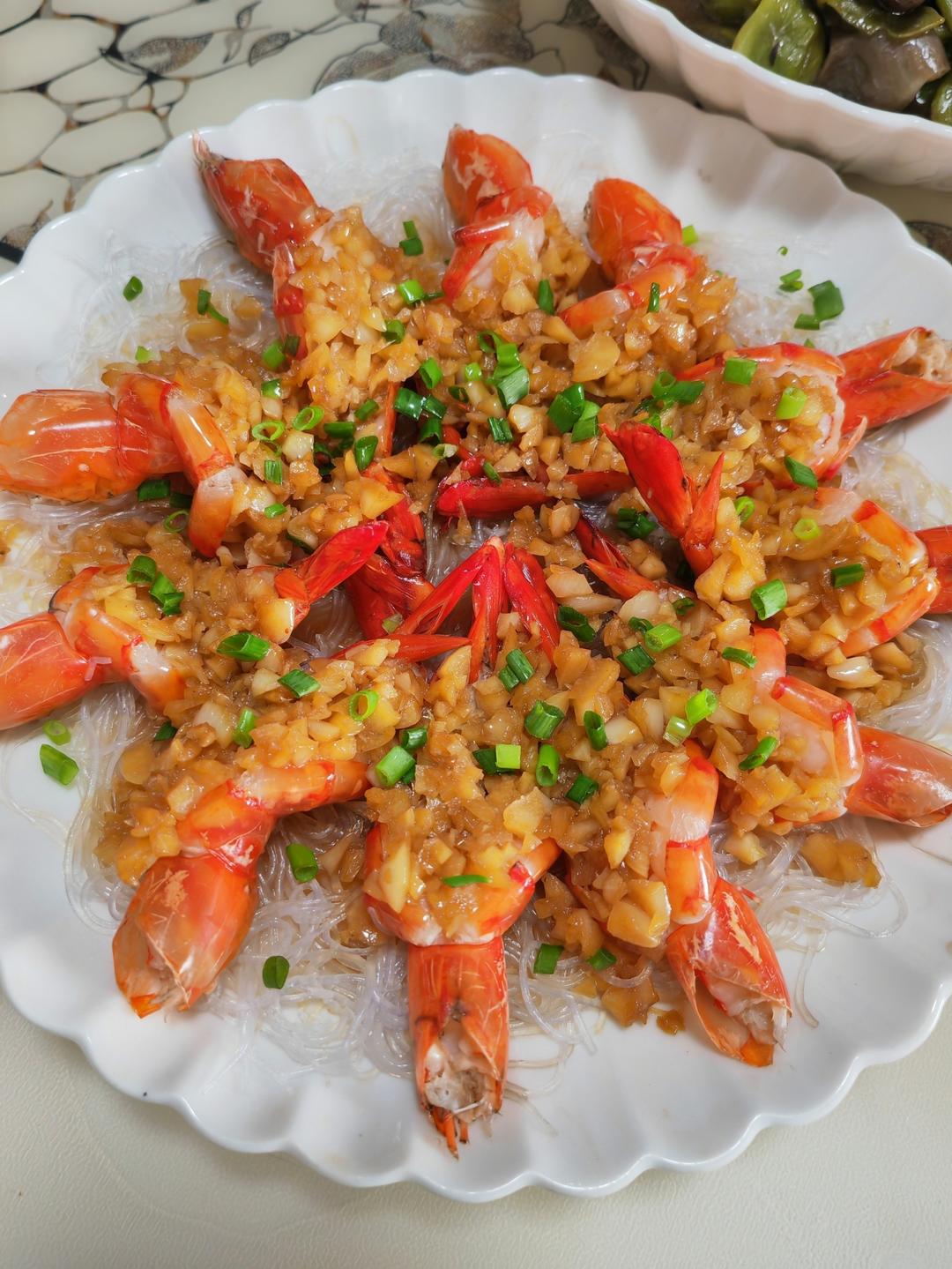 蒜蓉粉丝蒸虾