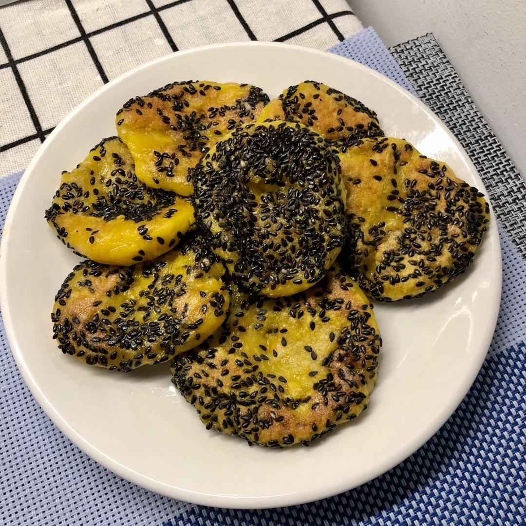 芝麻南瓜糯米饼