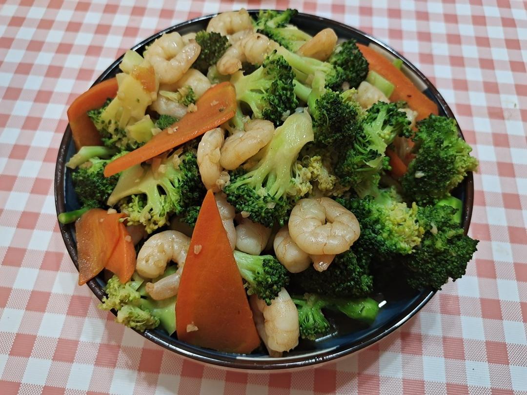 营养全面最适合孩子的西兰花🥦炒虾仁🍤