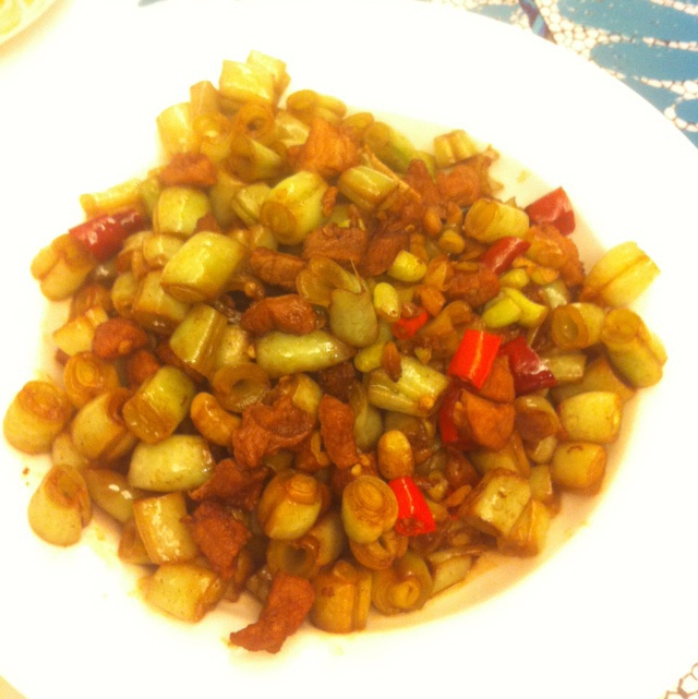肉沫豆角下饭菜