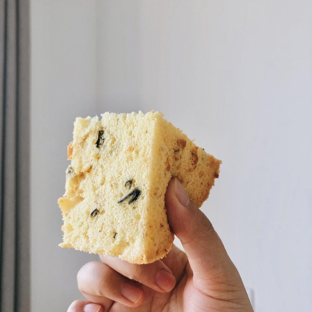 香葱肉松咸口戚风|松软可口，容易上瘾！