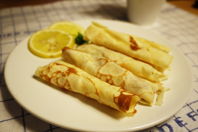 清香柠檬味早餐煎饼