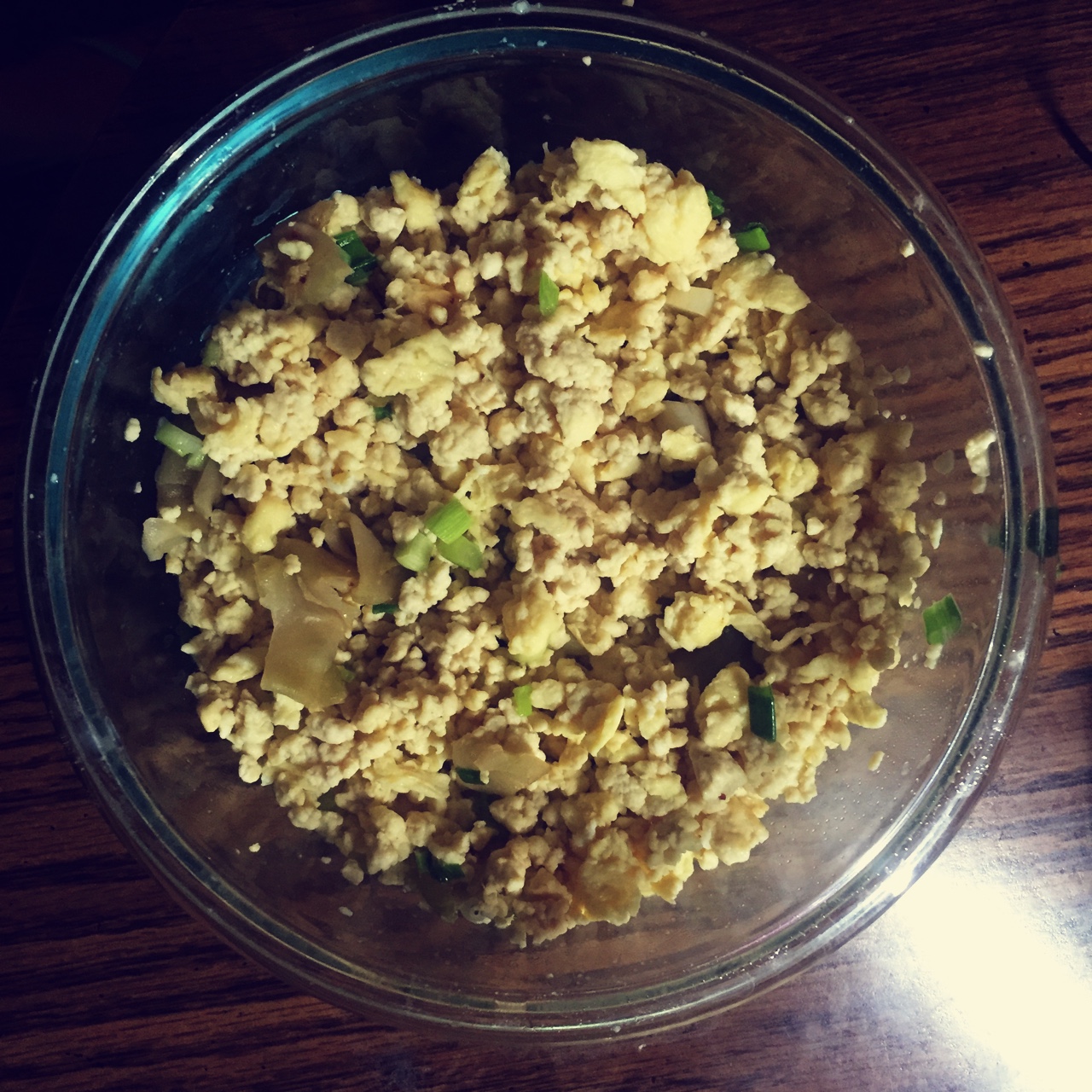 鸡蛋炒豆腐松