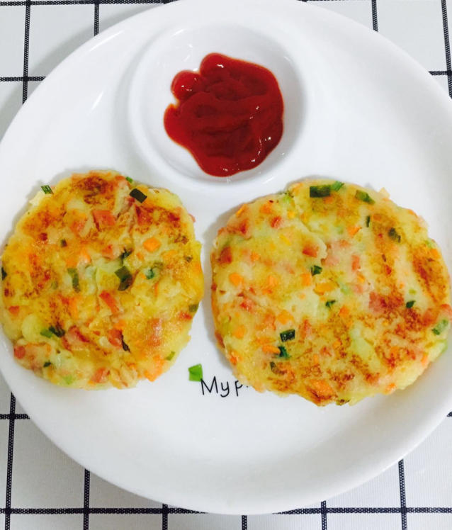 土豆火腿早餐饼