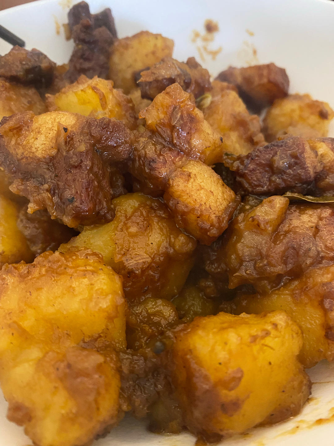 红烧肉炖土豆（丝毫不腻）