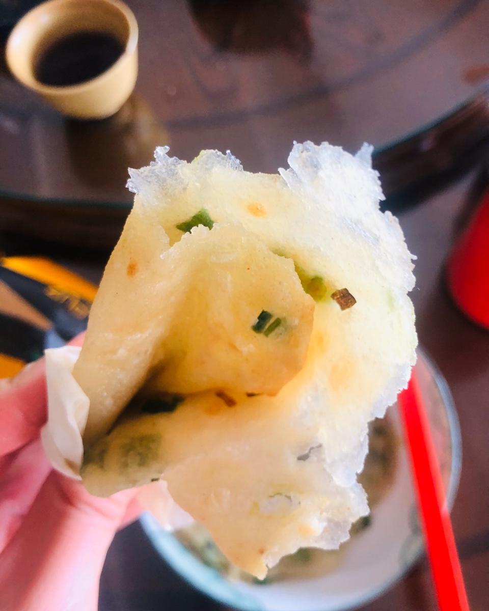 金黄酥脆油酥葱油饼