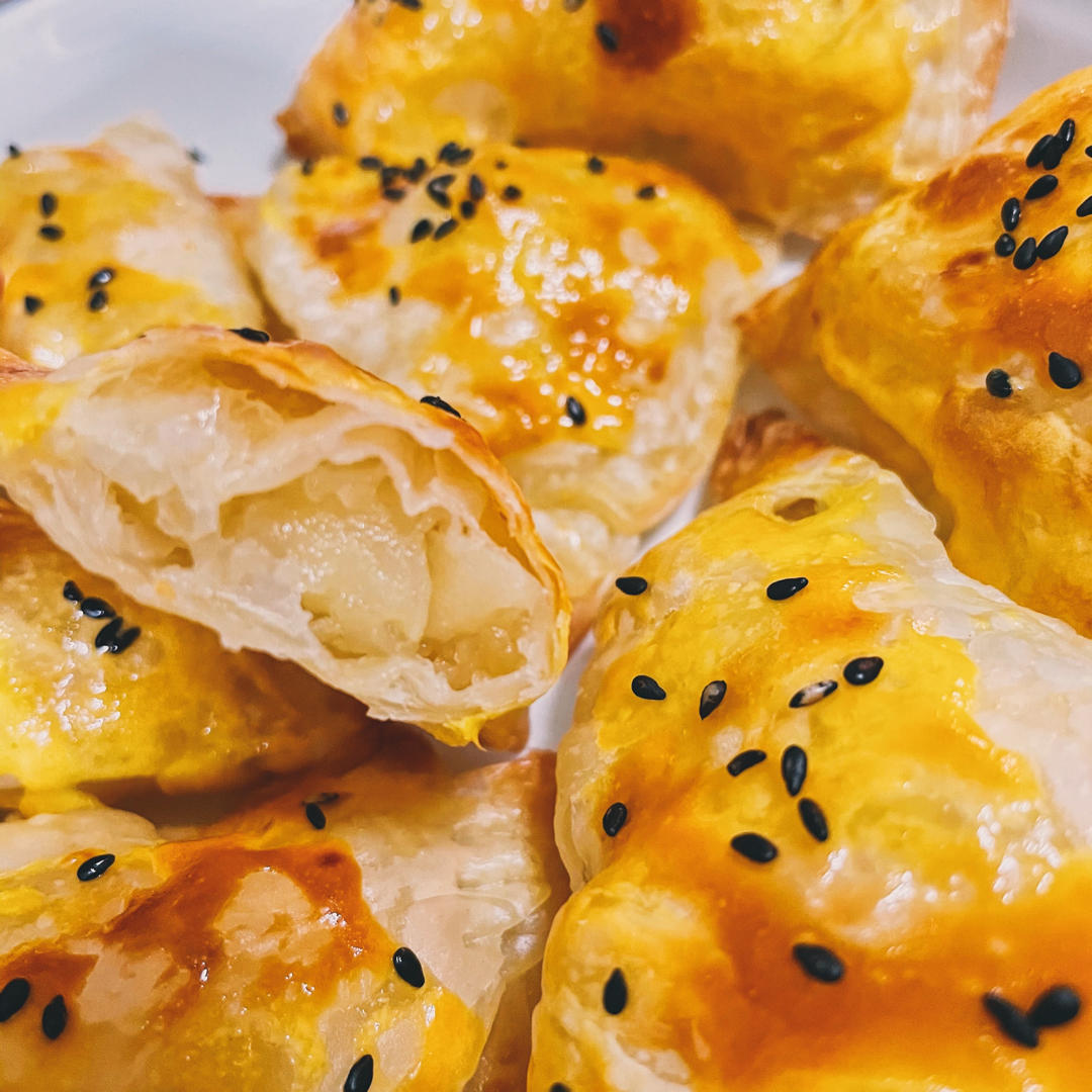 手抓饼版苹果派