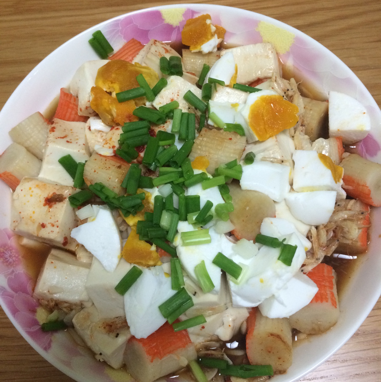 虾米辣椒蒸豆腐