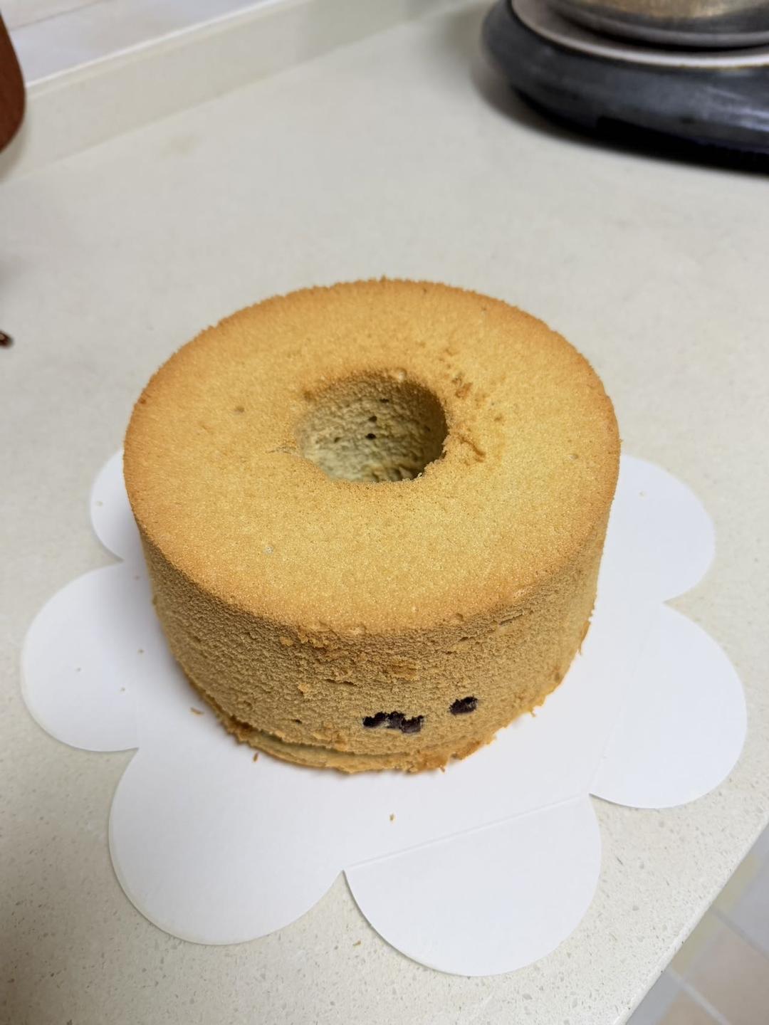 细腻绵软抹茶红豆戚风【附蜜红豆分布均匀小技巧】