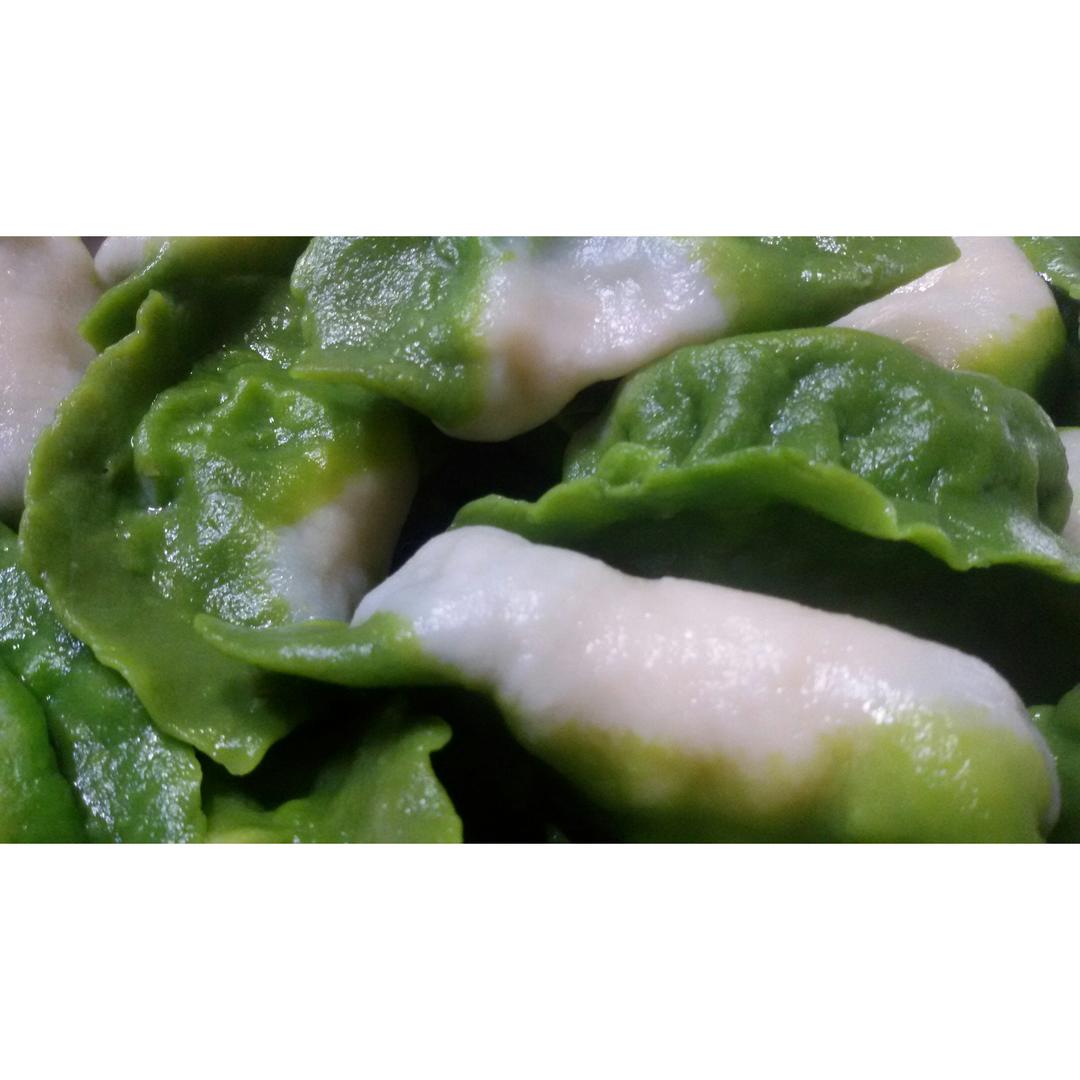 菠菜素水饺（宝宝餐）