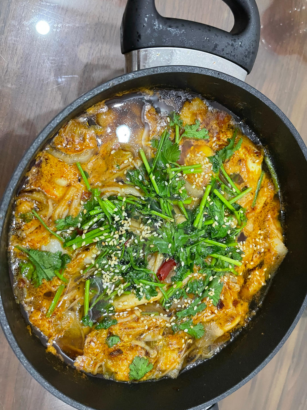 一学就会的家庭版（微辣水煮鱼）