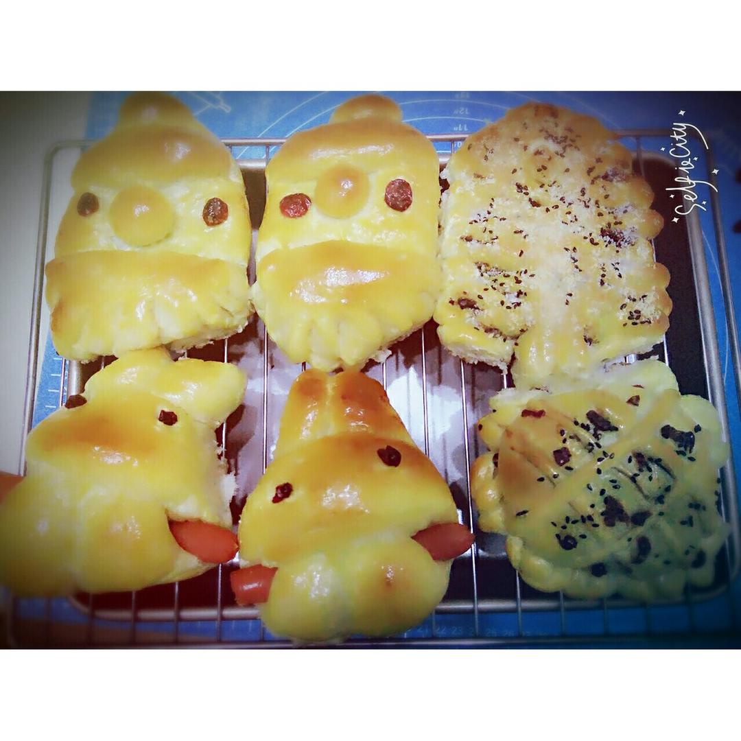 圣诞老人面包&圣诞树面包