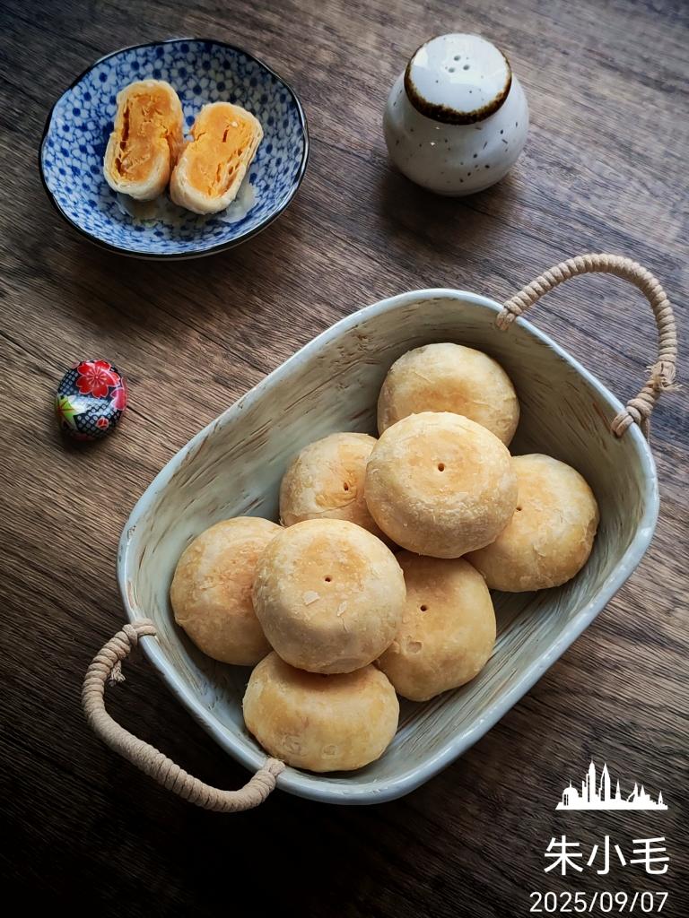 黄庄月饼｜金沙蛋黄酥皮月饼