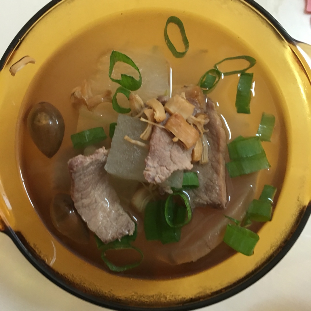 冬瓜沙虫瘦肉汤