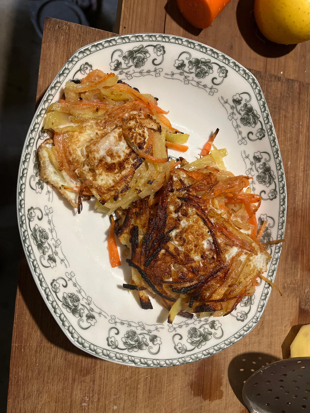 土豆胡萝卜丝鸡蛋饼|10分钟快手营养早餐