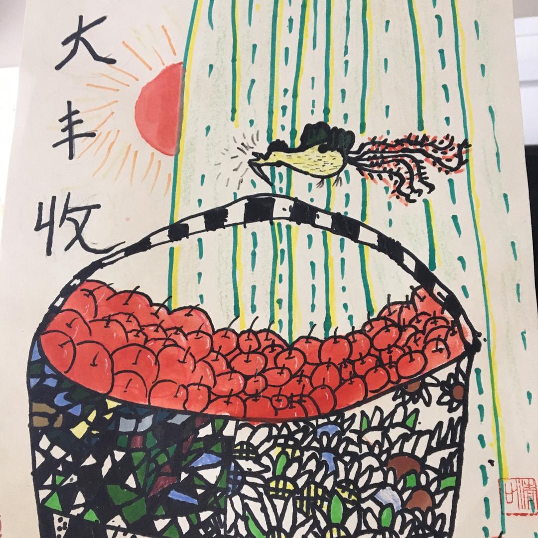 放牛喂孩子