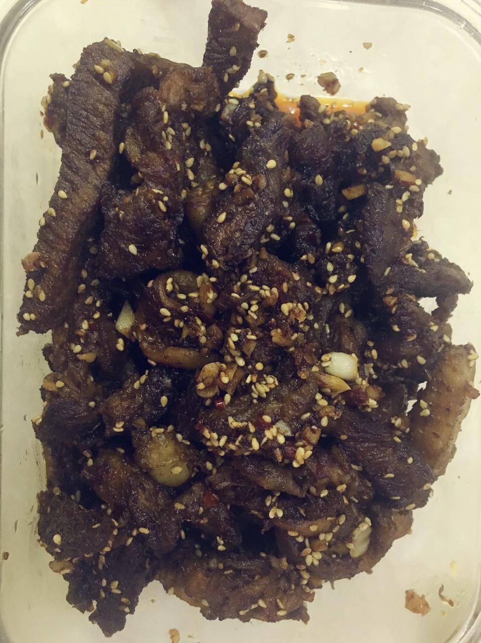 麻辣牛肉干