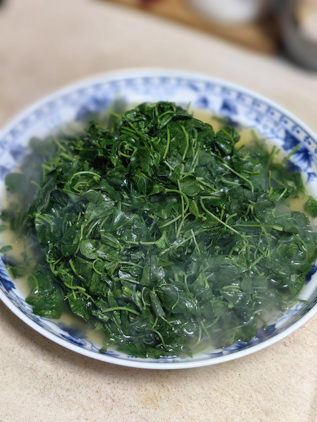 16秒搞定一盘酒香草头