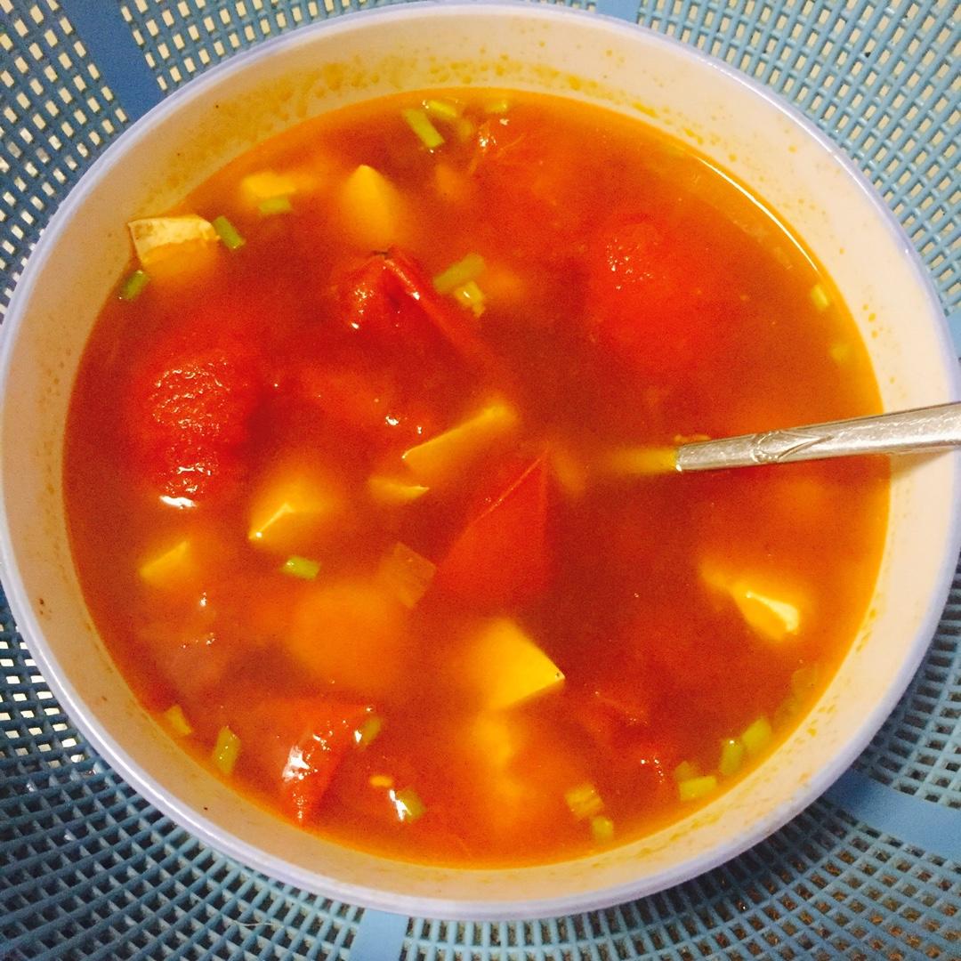 番茄豆腐汤