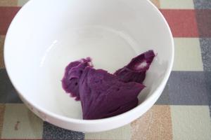 宝宝辅食：浓浓奶香紫薯米糕的做法 步骤4