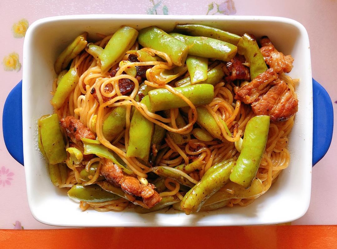 豆角焖个面