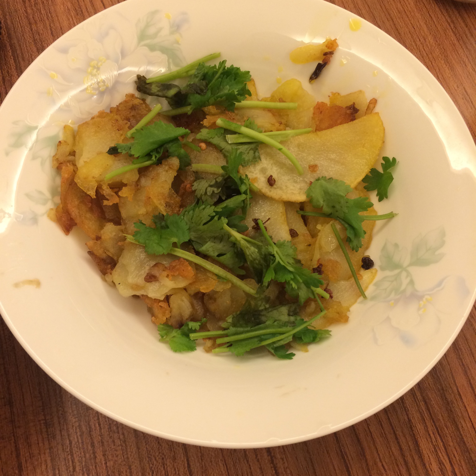 香煎土豆片