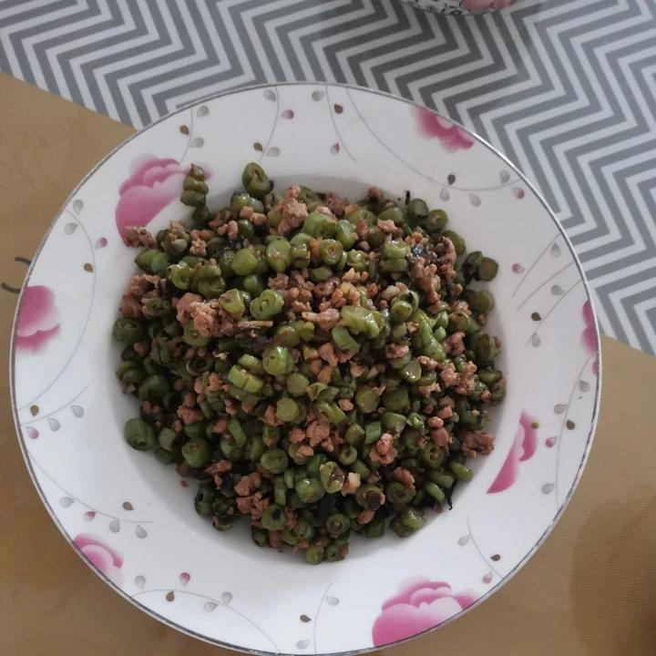 榄菜肉沫四季豆 | 超级下饭