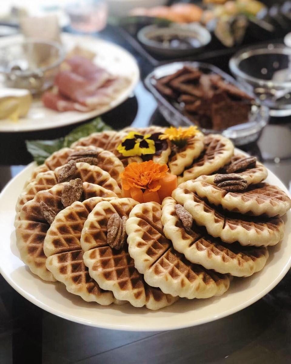 紫米华夫饼