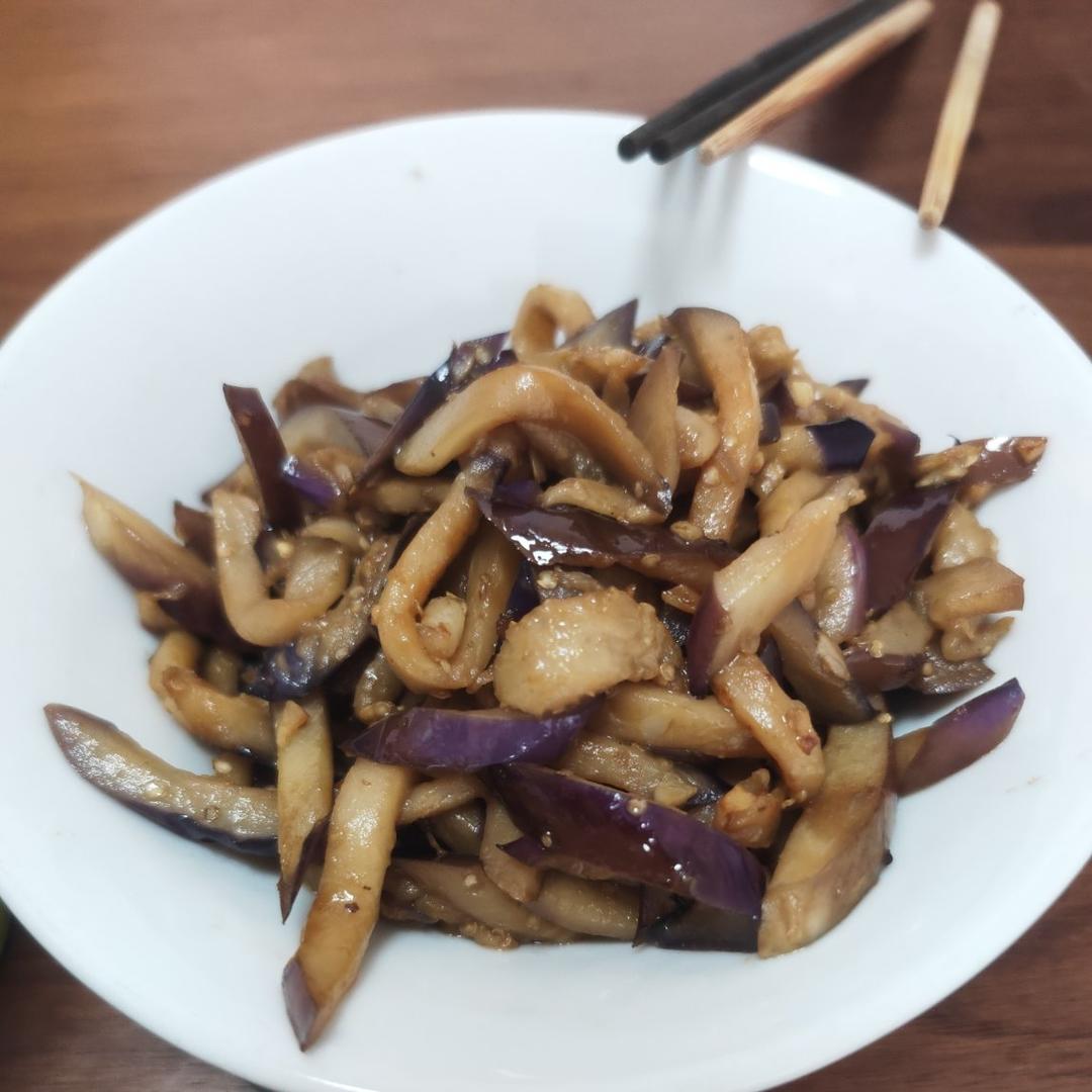简单家常素炒茄子，超级无敌好吃