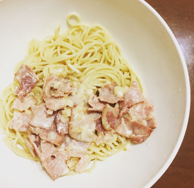 奶油培根意大利面（spaghetti）