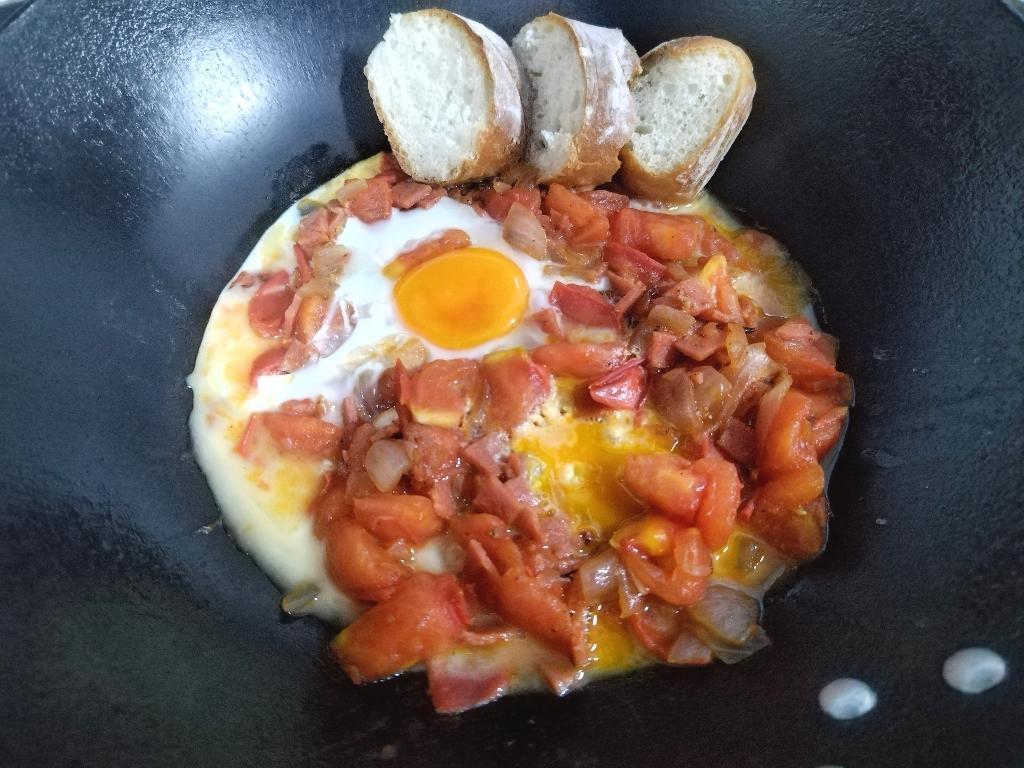 Brunch👍北非蛋佐法棍💥简单快手经典好吃