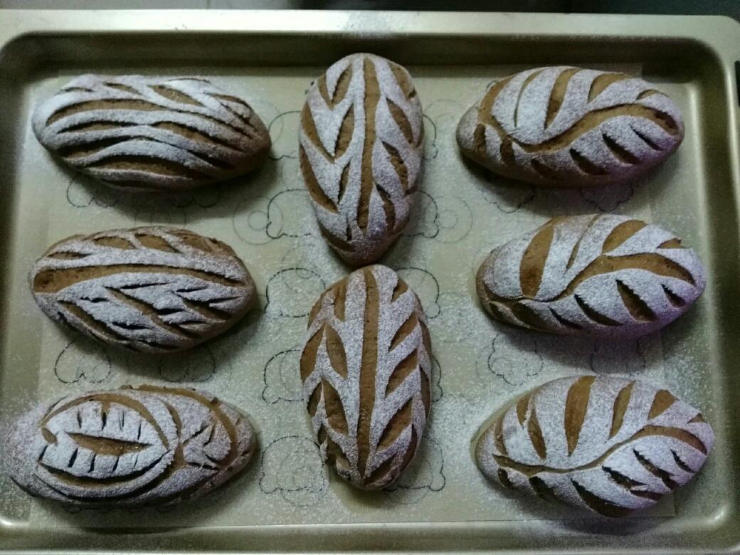 中种全麦可可乳酪软欧包